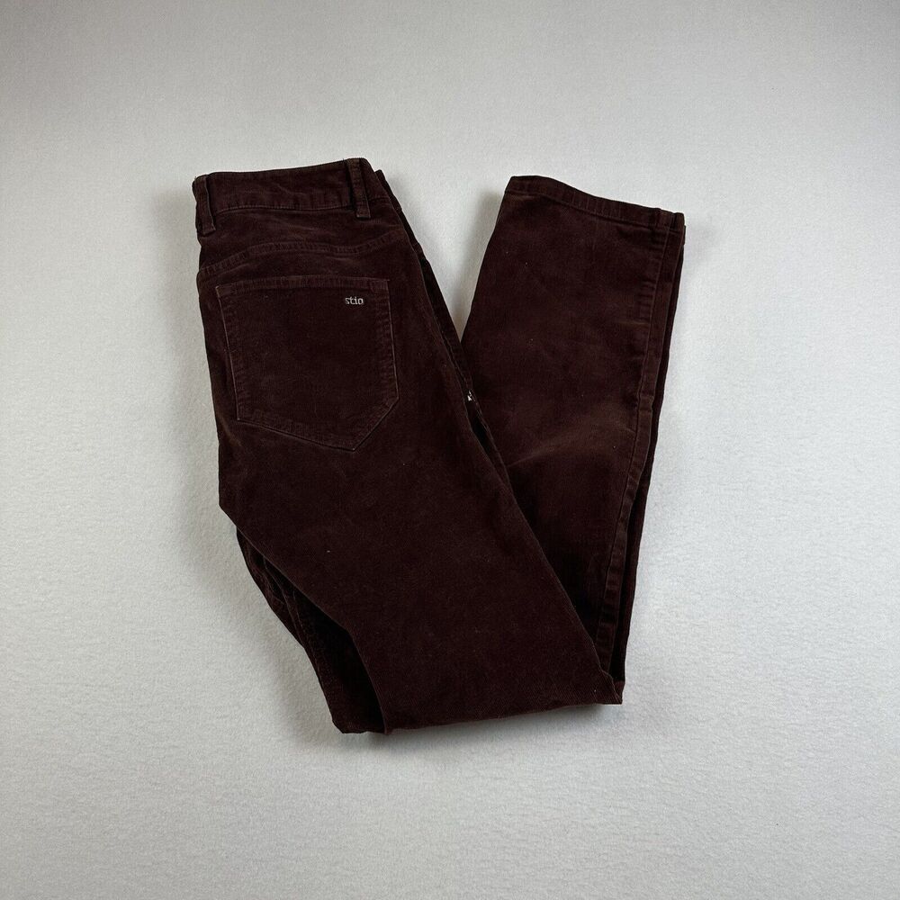 Stio Pants Mens 30 Brown RIVET CORD Straight Leg 5 Pocket Corduroy